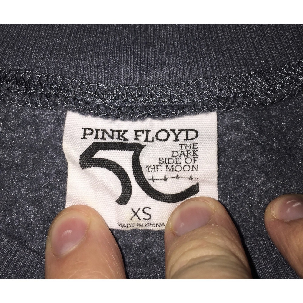 Pink Floyd The Dark Side Of The Moon Adult XS Graphic Crewneck Sweater - Picture 2 of 3